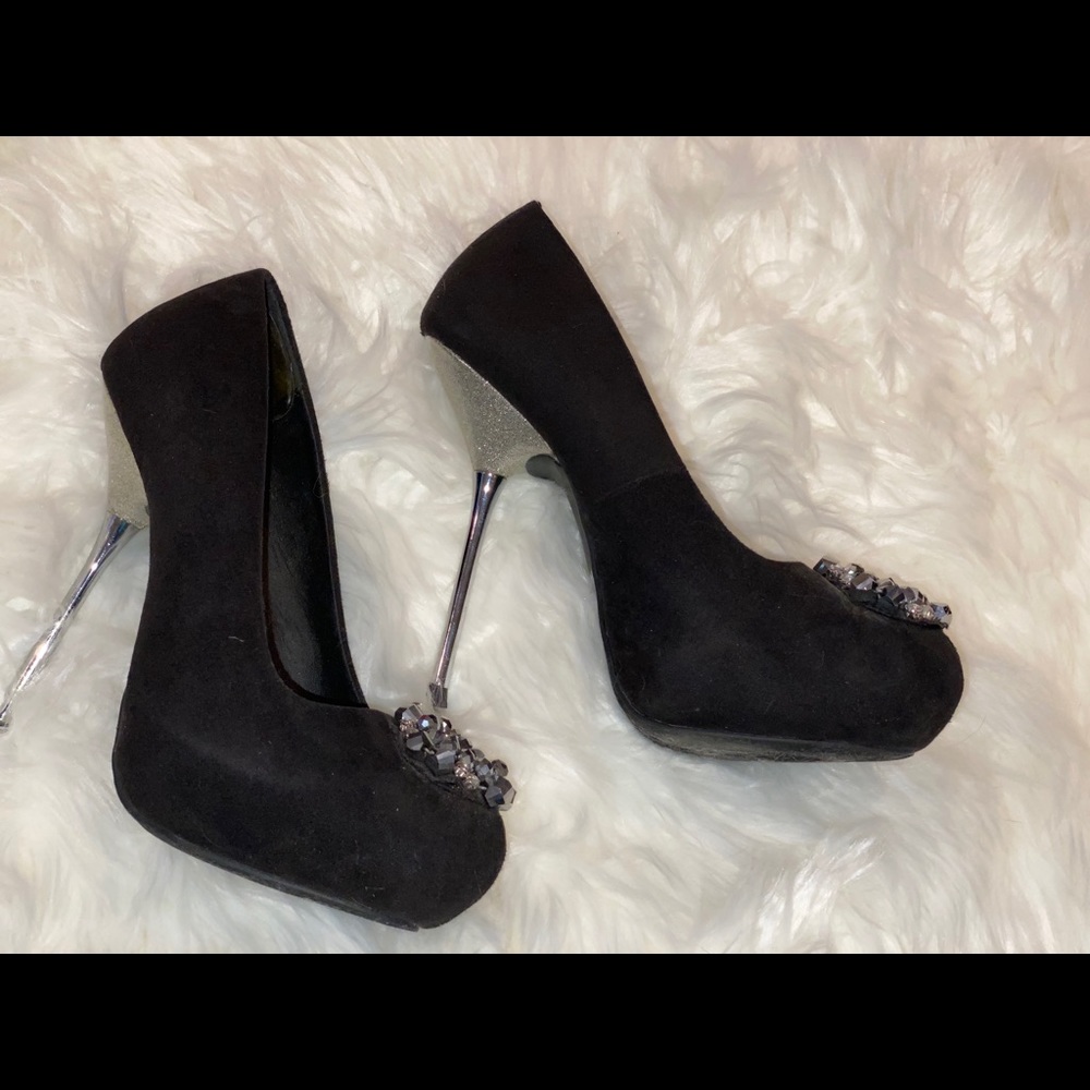 Tinker Bell Black Stilettos